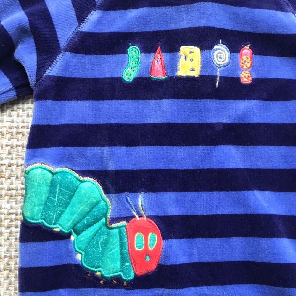 Vintage Carter's Hungry Caterpillar Sleeper (size 0-3m) - Picture 2 of 5